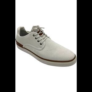 Madden Mens Cinque Lace-Up Low-Top Sneakers White - Medium